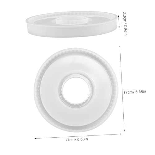 LALAFINA Silikonform Tablett mit Rillen Gießform für Epoxidharz Schmucktablett Langlebige DIY Former Form für Dekorative Schmuckablage Sicher und Praktisch für Handgemachte Geschenke von LALAFINA