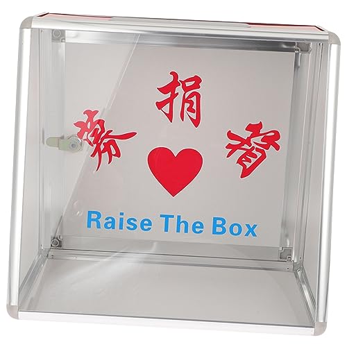 LALAFINA Spendenbox mit Schloss Multifunktionale Vorschlags und Kommentarbox Abschließbar für Büro Schule und Einrichtungen Robuste und Sichere Konstruktion Einfache Handhabung LALAFINA Spendenbox mit Schloss Multifunktionale Vorschlags und Kommentarbox Abschließbar für Büro Schule und Einrichtungen Robuste und Sichere Konstruktion Einfache Handhabung von LALAFINA