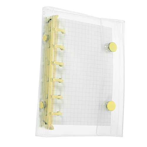 LALAFINA Transparentes Notizbuch mit Abnehmbarem Design Handliches Notizheft für Kreative Planung Tagebuch und Tägliche Notizen für Schule und Büro von LALAFINA