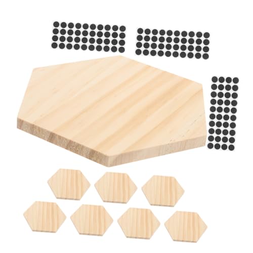 LALAFINA Unbeschichtete Holzuntersetzer mit Rutschfesten Pads für DIY Projekte und Kreative Tischdekoration LALAFINA Unbeschichtete Holzuntersetzer mit Rutschfesten Pads für DIY Projekte und Kreative Tischdekoration von LALAFINA