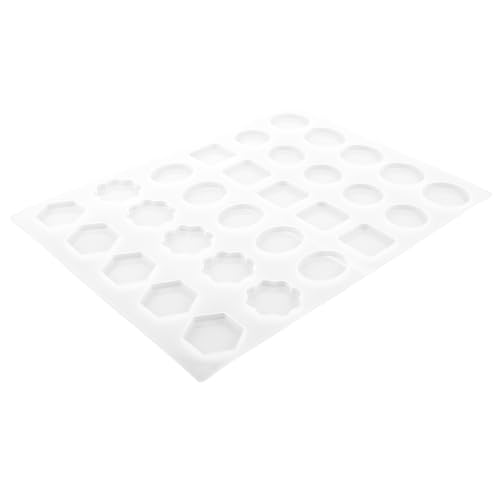 LALAFINA Wachssiegel Silikonform für Geometrische Stempel Fach Wiederverwendbare Gießform für Kerzen und Einladungen für DIY Bastelprojekte von LALAFINA