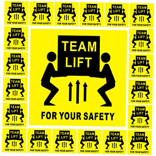 LALAFINA Warnaufkleber 200 Stück Team-lift-warnaufkleber Für Krankenhäuser LALAFINA Warnaufkleber 200 Stück Team-lift-warnaufkleber Für Krankenhäuser von LALAFINA