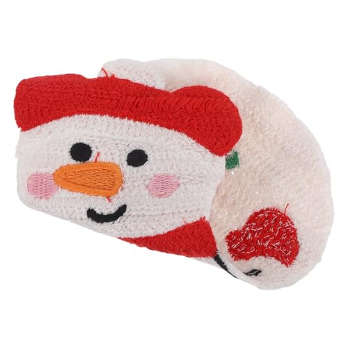 LALAFINA Weihnachtlicher Schneemann Patch Große Gestickte Aufnäher für Kleidung Taschen und Hüte Einfach Anzubringen für Diy Projekte zur Weihnachtszeit von LALAFINA