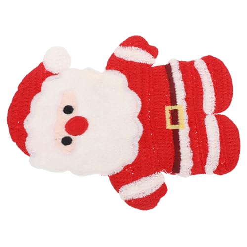 LALAFINA Weihnachtsmann Aufnäher Feste Stickerei Patch für Kleidung Taschen und Hüte Iron und Sew Weihnachts Patch für Diy Projekte Langlebig für Festliche Kleidung von LALAFINA