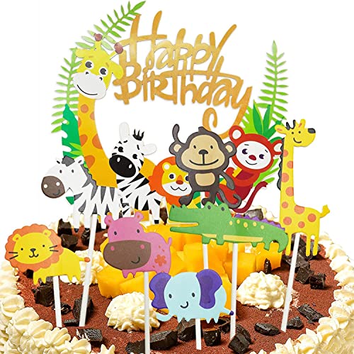 Cake Toppers Zoo,15 Stück Tier Cupcake Toppers,Tier Kuchendeckel Topper,Kuchendeko Dschungel,Tier Kuchendekoration,Tortendeko Tiere,Tier Cake Topper,Für Kinder Junge Mädchen Cake Toppers Zoo,15 Stück Tier Cupcake Toppers,Tier Kuchendeckel Topper,Kuchendeko Dschungel,Tier Kuchendekoration,Tortendeko Tiere,Tier Cake Topper,Für Kinder Junge Mädchen von LAMXD