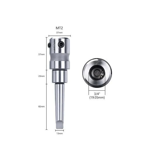 3/4 Zoll Morsekegeldorn MT2 MT3 Hohlbohrerhalter Passend for die Metallbearbeitung Weldonschaft HSS Ringschneiderdorn(MT2) von LANAPPTLTG