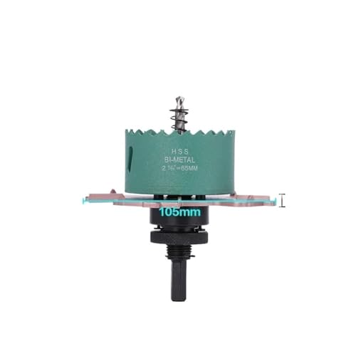 CMCP HSS-Lochsägen-Schneider, Bohrer, Spotlight-Montagelochöffner, passend for Bohren von Wänden, Beton, Zement, Keramikfliesen, Mauerwerksbohrer(65x105x3mm) von LANAPPTLTG