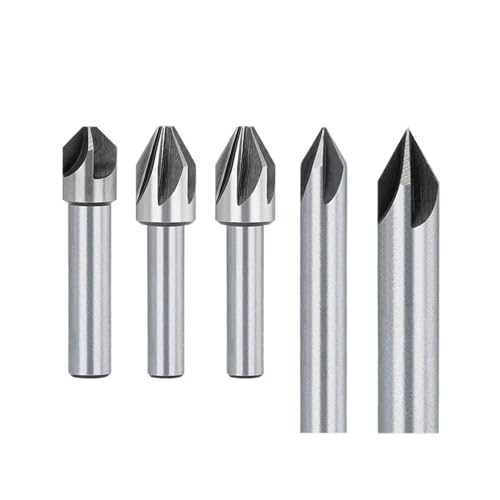 HSS-Stahl-Fasenfräser 4/6/8/10/12/14/18 mm 60/90 Grad Senkbohrer, Metall-Fasenbohrer, Lochschneider(18X60D) von LANAPPTLTG