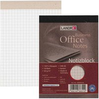 LANDRÉ® Notizblock Recycling  DIN A6 kariert, 1 St. von LANDRÉ®
