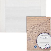 LANDRÉ® Schulheft Recycling Lineatur 25 liniert DIN A4 Außenrand, 16 Blatt von LANDRÉ®