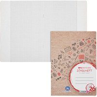 LANDRÉ® Schulheft Recycling Lineatur 26 kariert DIN A4 Außenrand, 16 Blatt von LANDRÉ®