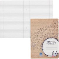 LANDRÉ® Schulheft Recycling Lineatur 27 liniert DIN A4 Innen- und Außenrand, 16 Blatt von LANDRÉ®