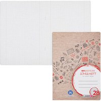 LANDRÉ® Schulheft Recycling Lineatur 28 kariert DIN A4 Innen- und Außenrand, 16 Blatt von LANDRÉ®