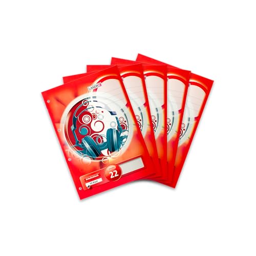Landré Klausuren-Block A4, kariert, 50 Blatt, Arbeits-Blätter, 5 Stück Landré Klausuren-Block A4, kariert, 50 Blatt, Arbeits-Blätter, 5 Stück von LANDRÉ