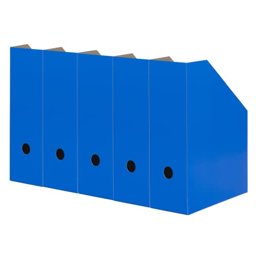 Landré Stehsammler A4, aus stabilem Karton 10,5cm breit, blau, 5 Stück von LANDRÉ