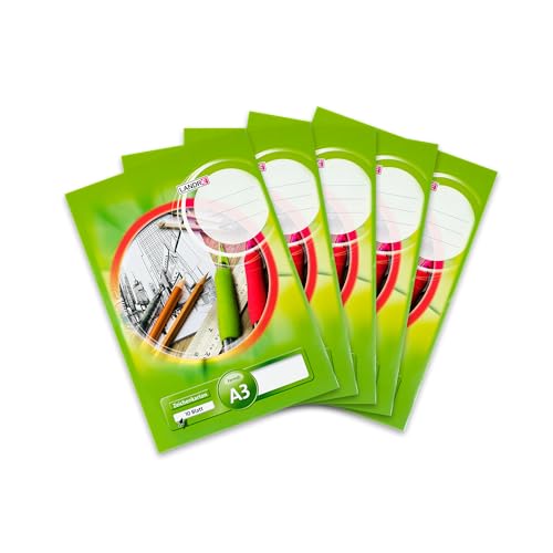 Landré Zeichenkarton-Block A3, 10 Blatt, 190g/m² Karton, 5 Stück Landré Zeichenkarton-Block A3, 10 Blatt, 190g/m² Karton, 5 Stück von LANDRÉ