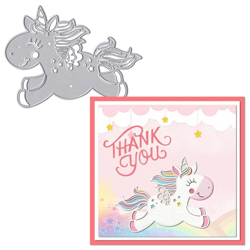 LANGFON Einhorn-Stanzform für Hochzeit, Happy Unicorn Stanzformen für Kartenherstellung, Sternflügel, Einhorn-Stanzformen für Decoupage, DIY, Scrapbooking, Fotoalbum, Kartenbasteln, Kindergarten, LANGFON Einhorn-Stanzform für Hochzeit, Happy Unicorn Stanzformen für Kartenherstellung, Sternflügel, Einhorn-Stanzformen für Decoupage, DIY, Scrapbooking, Fotoalbum, Kartenbasteln, Kindergarten, von LANGFON