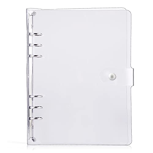 Langing, Klare Notizbuch-Hülle, aus weichem PVC, A5, 6 Abheftlöcher, nachfüllbar, Notebook-Schutz, Ringbuch A7 Langing, Klare Notizbuch-Hülle, aus weichem PVC, A5, 6 Abheftlöcher, nachfüllbar, Notebook-Schutz, Ringbuch A7 von LANGING