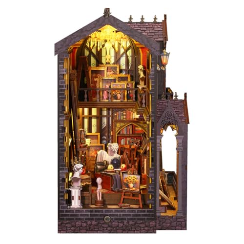LANGWEI DIY-Buchecke Aus Holz, Wundervolle Studiofiguren, Miniatur-Buchstütze, Handgefertigtes Bücherregal Für Freunde, Geburtstagsgeschenke, Heimdekoration, Basteln LANGWEI DIY-Buchecke Aus Holz, Wundervolle Studiofiguren, Miniatur-Buchstütze, Handgefertigtes Bücherregal Für Freunde, Geburtstagsgeschenke, Heimdekoration, Basteln von LANGWEI