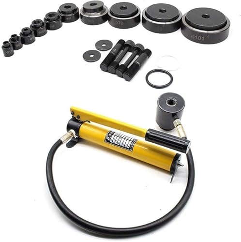 LANNADD Hydraulisch Blechlocher, 16mm - 101mm Lochstanze 15t Hydraulisch Blechlocher Lochstanze Zylinder Effizient, Hydraulikpumpe Kit Geeignet für Metallurgie Benzin Elektrogeräte und Schiffe LANNADD Hydraulisch Blechlocher, 16mm - 101mm Lochstanze 15t Hydraulisch Blechlocher Lochstanze Zylinder Effizient, Hydraulikpumpe Kit Geeignet für Metallurgie Benzin Elektrogeräte und Schiffe von LANNADD
