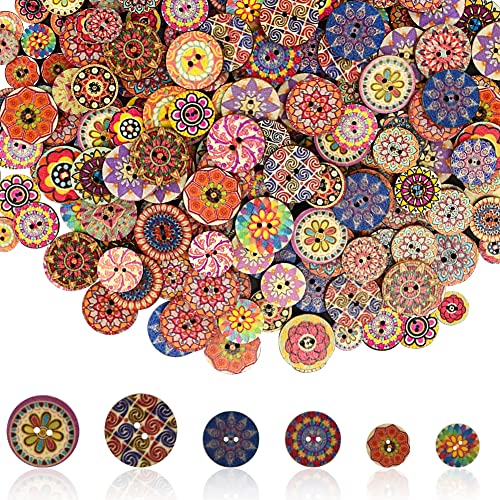 LANSKYLAN 300 Stück Holzknöpfe Bunte Knöpfe Holz Retro Knöpfe Kleidung 15/20/25MM 3 Größen Knöpfe Gemischte Rund Blumen Puppenknöpfe Buttons Bunt Geometrische Basteln Buttons zum Basteln Nähen LANSKYLAN 300 Stück Holzknöpfe Bunte Knöpfe Holz Retro Knöpfe Kleidung 15/20/25MM 3 Größen Knöpfe Gemischte Rund Blumen Puppenknöpfe Buttons Bunt Geometrische Basteln Buttons zum Basteln Nähen von LANSKYLAN