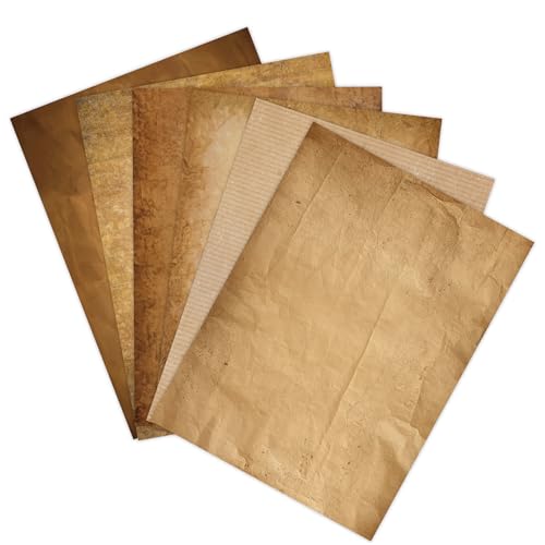 LAPLBEKE 48 Blätter Briefpapier Deko Vintage Bastelpapier, Altes Papier, Scrapbook Zubehör, A4 Beidseitig Dekopapier Designpapier LAPLBEKE 48 Blätter Briefpapier Deko Vintage Bastelpapier, Altes Papier, Scrapbook Zubehör, A4 Beidseitig Dekopapier Designpapier von LAPLBEKE