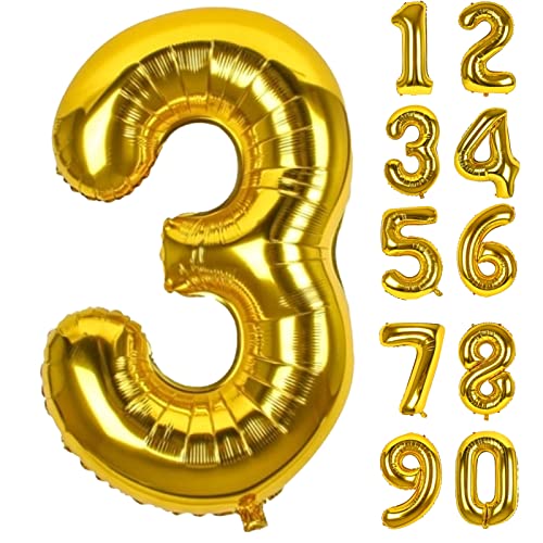 Luftballon 3. Folienballon Geburtstag Zahlen Luftballons,Gold XXL Riesen Zahl 3. Helium Ballon für Mädchen Junge Mann Frau 3. Geburtstagdeko Babyparty Jubiläum Festival Unternehmen Deko Zahlenballons Luftballon 3. Folienballon Geburtstag Zahlen Luftballons,Gold XXL Riesen Zahl 3. Helium Ballon für Mädchen Junge Mann Frau 3. Geburtstagdeko Babyparty Jubiläum Festival Unternehmen Deko Zahlenballons von LAPONO
