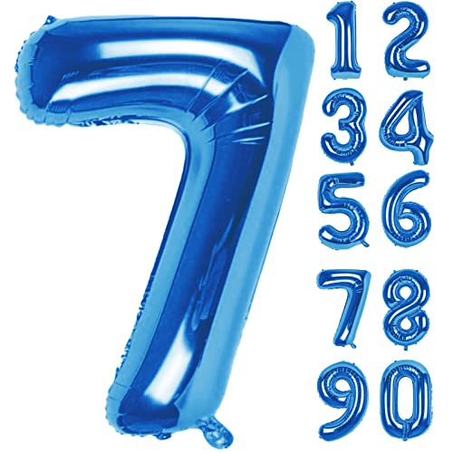 Luftballon 7. Folienballon Geburtstag Zahlen Luftballons,Blau XXL Riesen Zahl 7. Helium Ballon für Mädchen Junge Mann Frau 7. Geburtstagdeko Babyparty Jubiläum Festival Unternehmen Deko Zahlenballons Luftballon 7. Folienballon Geburtstag Zahlen Luftballons,Blau XXL Riesen Zahl 7. Helium Ballon für Mädchen Junge Mann Frau 7. Geburtstagdeko Babyparty Jubiläum Festival Unternehmen Deko Zahlenballons von LAPONO