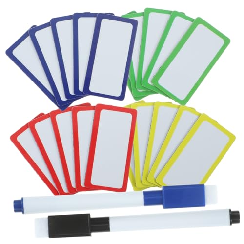 1 Satz Magnetische Whiteboard Tags mit Bunten Kanten Wiederverwendbare Abwischbare für Unterricht Markierung und Organisation Whiteboard Marker Zufällige Farbe von LAPYAPPE