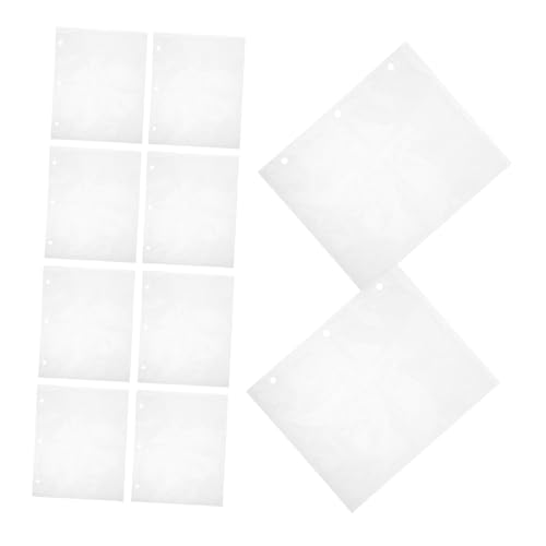 10 Stück Transparente Kartenhüllen für Alben Schutzumschläge für Sammelkarten Trading Cards und Fotos Mil für Klaren Überblick und Persönliche Notizen von LAPYAPPE