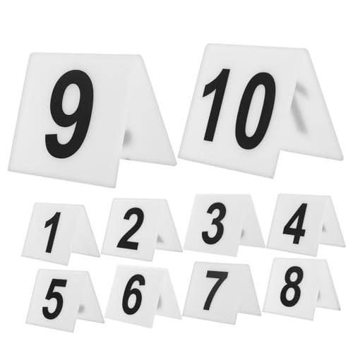 10Stücke Förmige Tischnummern aus Doppelseitige Beweismarker für Hochzeiten und Veranstaltungen Wiederverwendbar und Leicht zu Reinigen 10Stücke Förmige Tischnummern aus Doppelseitige Beweismarker für Hochzeiten und Veranstaltungen Wiederverwendbar und Leicht zu Reinigen von LAPYAPPE