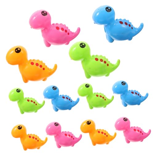 12 Stück Handheld Bleistiftspitzer Cartoon Dinosaurier Design Manuelle Anspitzer für Schule und Büro Robuste und Praktische Bleistiftspitzer von LAPYAPPE