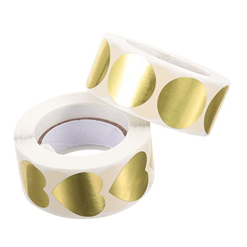 2Rollen Herzform Dichtungsaufkleber Selbstklebende Runde und Herzförmige für Hochzeiten und Partys Herzförmig 2Rollen Herzform Dichtungsaufkleber Selbstklebende Runde und Herzförmige für Hochzeiten und Partys Herzförmig von LAPYAPPE