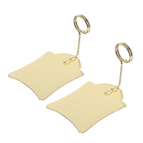2Stücke Metall Preisetikettenhalter Clips für Supermarkt Wiederverwendbare Preisschild Klemmen für Brot und Backwaren Stabil und Langlebig für Einzelhandel von LAPYAPPE