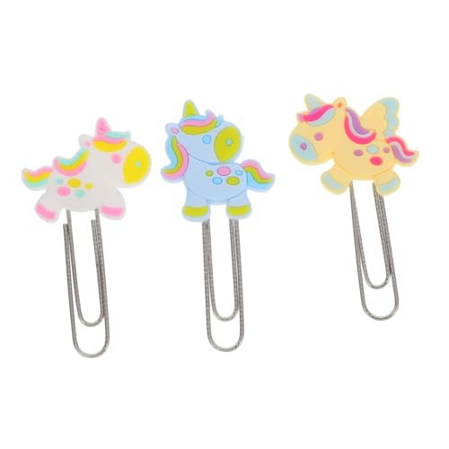 3 Stück Niedliche Cartoon Papierclips Lesezeichen Kreative Binder Clips für Vielseitige und Praktische Büroklammern für Schule und Büro 3 Stück Niedliche Cartoon Papierclips Lesezeichen Kreative Binder Clips für Vielseitige und Praktische Büroklammern für Schule und Büro von LAPYAPPE