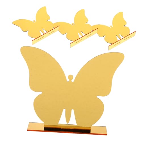 4 Stück Tischkarten Schmetterling Form Tischschilder für Hochzeiten und Feiern Wiederverwendbare Namensschilder und Tischnummern und Vielseitig 4 Stück Tischkarten Schmetterling Form Tischschilder für Hochzeiten und Feiern Wiederverwendbare Namensschilder und Tischnummern und Vielseitig von LAPYAPPE