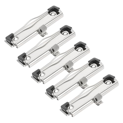 5 Stück Metall Klemmbrett Clips mit Stiftbehälter Praktische Büroklammern für Klemmbretter Langlebig und Robust für Lehrer und Handwerker 5 Stück Metall Klemmbrett Clips mit Stiftbehälter Praktische Büroklammern für Klemmbretter Langlebig und Robust für Lehrer und Handwerker von LAPYAPPE
