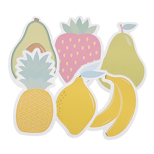 6 Stück Süße Haftnotizen Selbstklebende Notizzettel Fruchtform für Büro Schule und Partys Spaßige Memo Pads für Geburtstagsgeschenke und Goodie Bags 6 Stück Süße Haftnotizen Selbstklebende Notizzettel Fruchtform für Büro Schule und Partys Spaßige Memo Pads für Geburtstagsgeschenke und Goodie Bags von LAPYAPPE