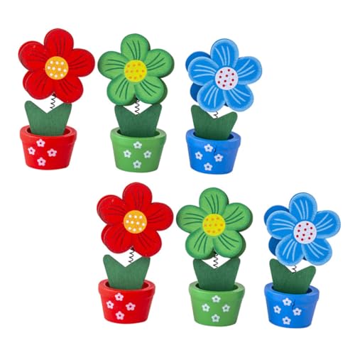 6Stücke Blumen Notizhalter aus Stabile Fotoclips für Visitenkarten und Erinnerungen Hochwertige Verarbeitung Lebendige Langlebig und Robust von LAPYAPPE