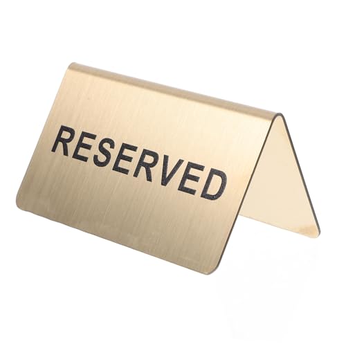 Förmiges Reserviert Schild aus Tischschild für Hochzeiten Restaurants und Veranstaltungen Langlebig und Leicht zu Reinigen Design Förmiges Reserviert Schild aus Tischschild für Hochzeiten Restaurants und Veranstaltungen Langlebig und Leicht zu Reinigen Design von LAPYAPPE