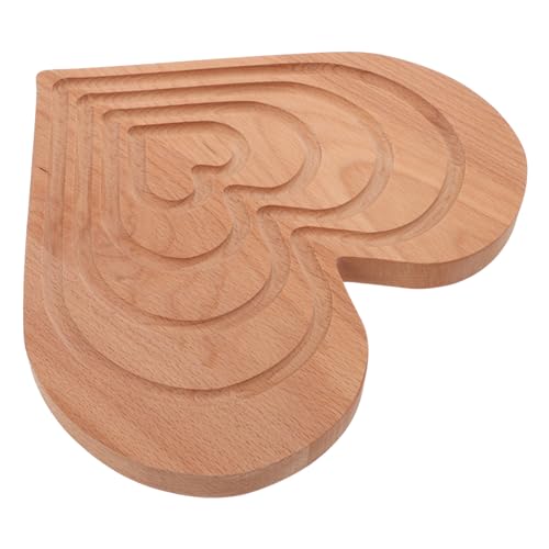 Herzförmiges Holzserviertablett Holzplatte für Snacks Desserts und Früchte Praktische Servierplatte für Party und Dekoration Herzförmiges Holzserviertablett Holzplatte für Snacks Desserts und Früchte Praktische Servierplatte für Party und Dekoration von LAPYAPPE