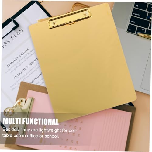 Klemmbrett aus Robustes Schreibtablett mit Glatter Oberfläche für Schule Büro und Zuhause für Lehrer und Büroangestellte Klemmbrett aus Robustes Schreibtablett mit Glatter Oberfläche für Schule Büro und Zuhause für Lehrer und Büroangestellte von LAPYAPPE