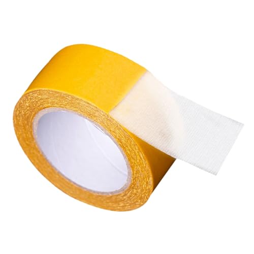LAPYAPPE 1 Rolle Doppelseitiges Klebeband auf Stoffbasis doppelseitiges Teppichband Montageband selbstklebendes Teppichband starkes doppelseitiges Band gelbes Papier LAPYAPPE 1 Rolle Doppelseitiges Klebeband auf Stoffbasis doppelseitiges Teppichband Montageband selbstklebendes Teppichband starkes doppelseitiges Band gelbes Papier von LAPYAPPE