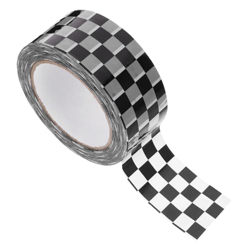 LAPYAPPE 1 Rolle Klebeband Karomuster Universelles Verpackungsband aus Bopp für Kreative Diy Projekte Paketversand und Festivaldekoration von LAPYAPPE