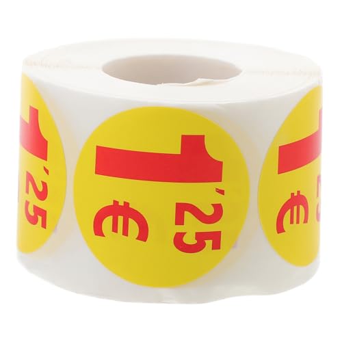 LAPYAPPE 1 Rolle Preisschild Aufkleber Etiketten Aufkleber Kleine Aufkleber Vinylpapier Blanko Aufkleber Aufkleber Etiketten Klebeetiketten Namensaufkleber Preisschild Mit von LAPYAPPE