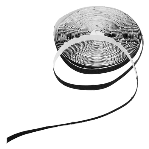 LAPYAPPE 1 Rolle selbstklebendes Klebeband Streifen Schwerlast hängend farbig klebrig Weiß Befestigung aus Stoff für Stoff mit Kleber Klettband Nylon Schwarz LAPYAPPE 1 Rolle selbstklebendes Klebeband Streifen Schwerlast hängend farbig klebrig Weiß Befestigung aus Stoff für Stoff mit Kleber Klettband Nylon Schwarz von LAPYAPPE