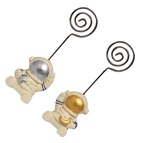 LAPYAPPE 1 Set 2 Stück Astronauten Ornamente Foto Clip Für Zuhause Platzhalter Memo Clip Bild Festclip Büroklammern Tischnummernhalter Notizklammer Memo Klemme Memohalter LAPYAPPE 1 Set 2 Stück Astronauten Ornamente Foto Clip Für Zuhause Platzhalter Memo Clip Bild Festclip Büroklammern Tischnummernhalter Notizklammer Memo Klemme Memohalter von LAPYAPPE