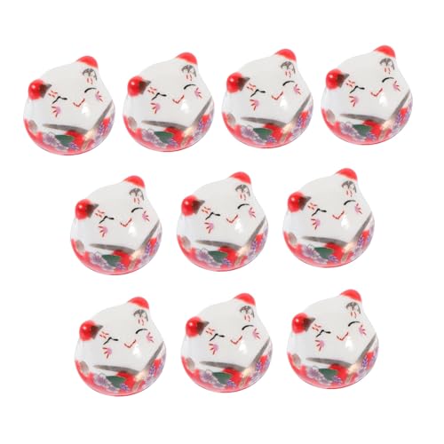 LAPYAPPE 10 Stück Bunte Keramikperlen mit Glückskatze motiv Langlebige DIY Schmuckperlen für Armbänder und Anhänger Glatte Oberfläche Vielseitig für Bastelprojekte und Geschenke LAPYAPPE 10 Stück Bunte Keramikperlen mit Glückskatze motiv Langlebige DIY Schmuckperlen für Armbänder und Anhänger Glatte Oberfläche Vielseitig für Bastelprojekte und Geschenke von LAPYAPPE