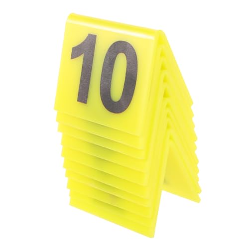 LAPYAPPE 10 Stück Tatortdekoration Tischnummern Für Die Hochzeitsfeier Tatortmarkierungen Hochzeitstischnummern Platzkarten Halloween-tatort Tatort Dekoration Tischzelte Acryl Yellow LAPYAPPE 10 Stück Tatortdekoration Tischnummern Für Die Hochzeitsfeier Tatortmarkierungen Hochzeitstischnummern Platzkarten Halloween-tatort Tatort Dekoration Tischzelte Acryl Yellow von LAPYAPPE