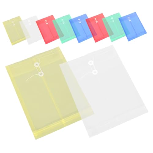 LAPYAPPE 10 Stück Teiliges Transparente PP Dokumentenmappen Wasserfeste Organizer mit Sicherem Verschluss Farbige Aktenhüllen für Büro und Geschäft Praktischer Dokumentenfolder für Filing LAPYAPPE 10 Stück Teiliges Transparente PP Dokumentenmappen Wasserfeste Organizer mit Sicherem Verschluss Farbige Aktenhüllen für Büro und Geschäft Praktischer Dokumentenfolder für Filing von LAPYAPPE